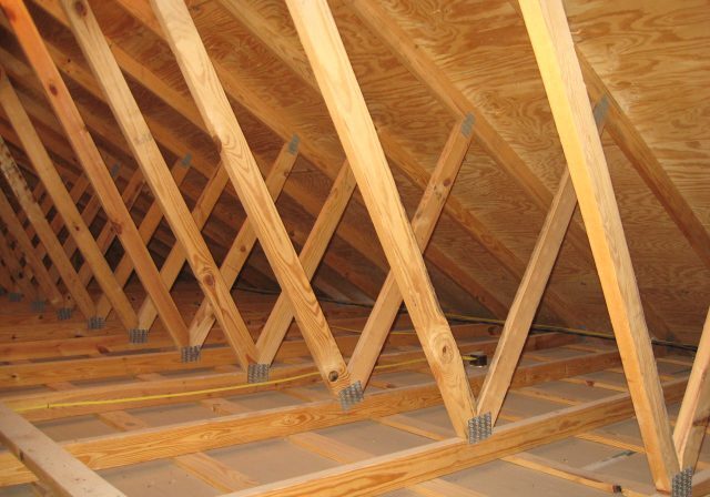 parts of roof framing | Example of the parts of a roof frame