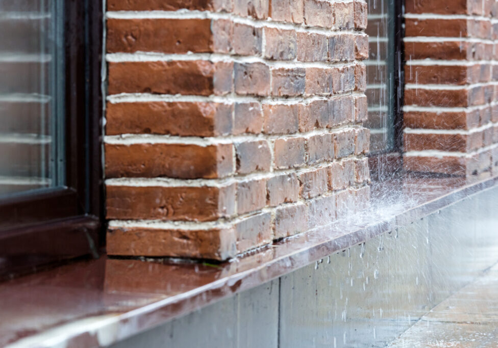 brick water damage